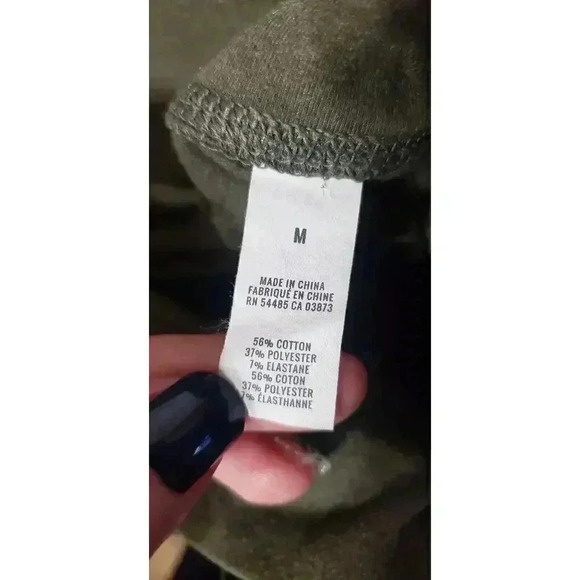 Aerie leggings army green tie up front womens size medium super soft - Picture 6 of 7